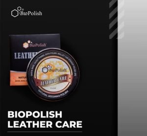 Biopolish Leather Care untuk mengatasi jaket kulit yang mulai kusam dan pudar