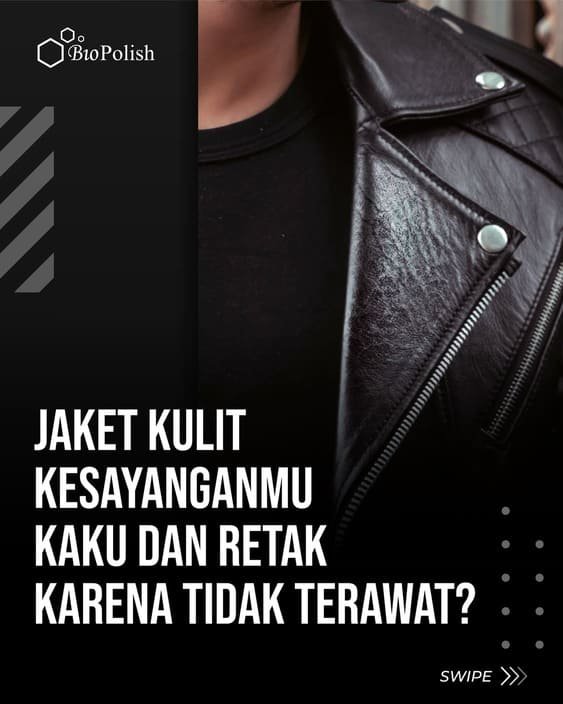 jaket kulit retak