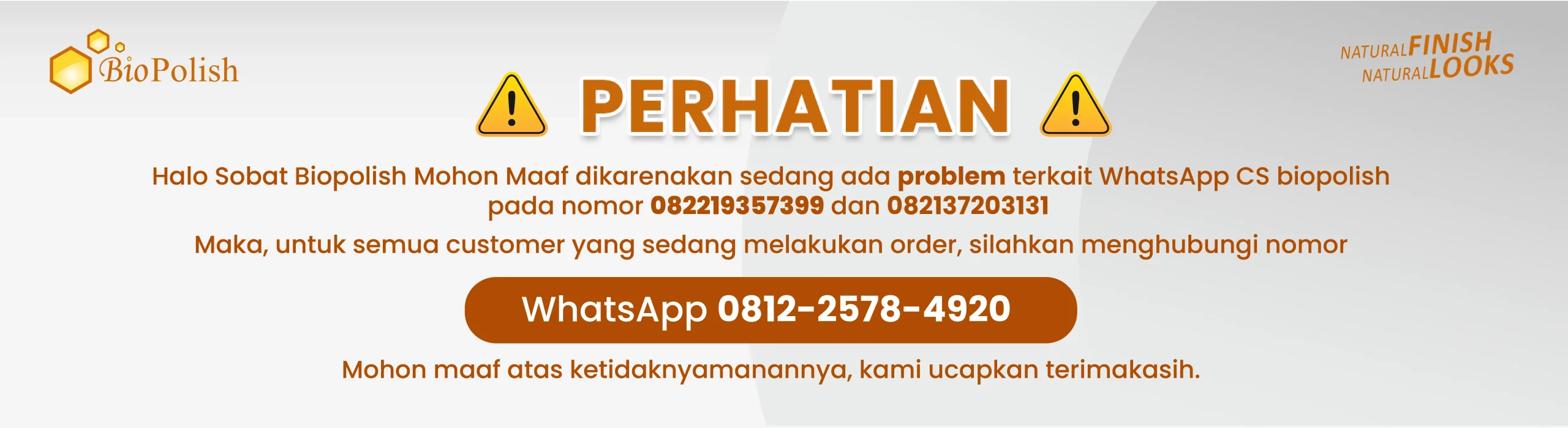 pengumuman urgent