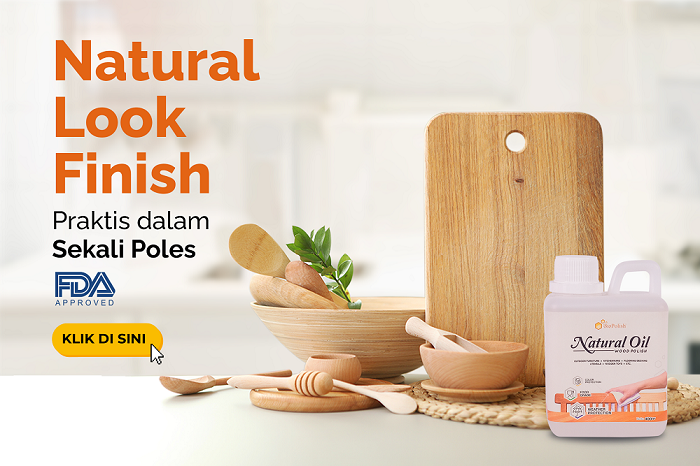 Natural look finishing oil based